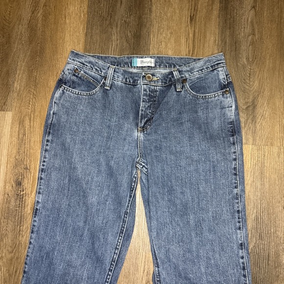 Wrangler Cash‎ Cowgirl Cut Jeans Women's 9/10 Mid Rise Cotton Western Split Hem - Picture 7 of 16